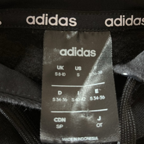 Woman ADIDAS black Hoodie Size S - NWOT - Never worn - Never washed . - Picture 5 of 5